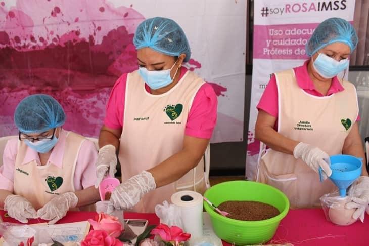 IMSS en Veracruz Norte llevó a cabo el Taller de elaboración de Prótesis de Mama