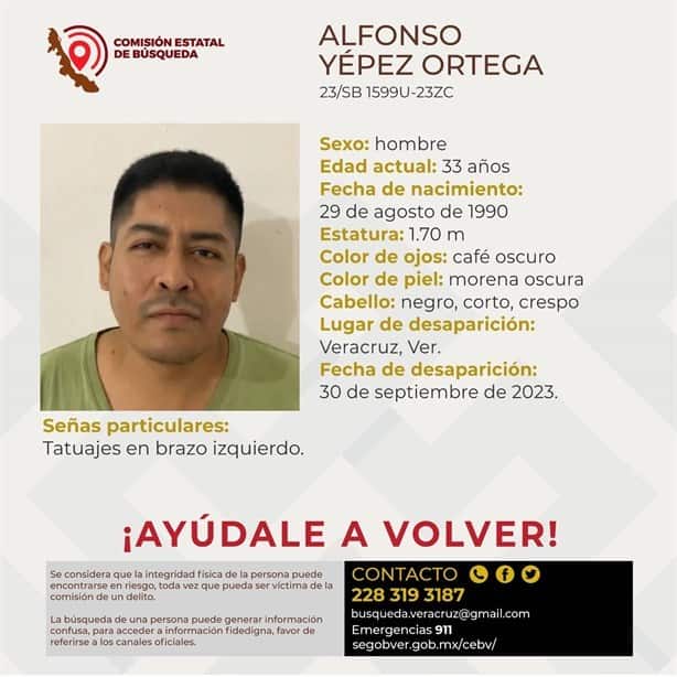 Desaparece Alfonso Yépez en el puerto de Veracruz