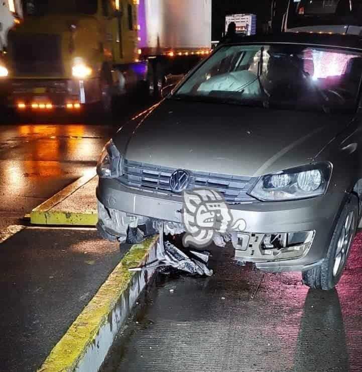 Tercer choque en 15 días en ex caseta de cobro de Fortín de las Flores