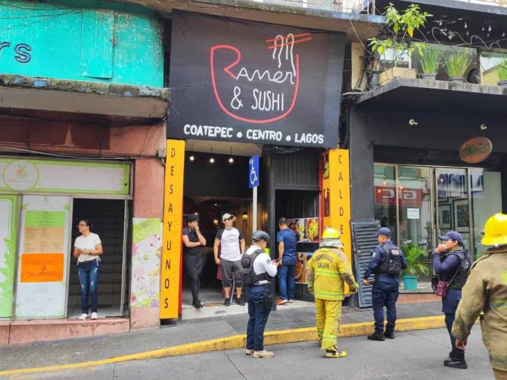 Intenso olor a gas desata movilización en el centro de Xalapa; ya reabrieron zona