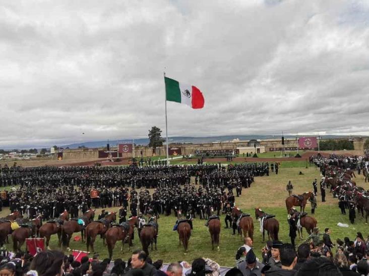 AMLO rinde homenaje al Heroico Colegio Militar en Perote, Veracruz (+Video)