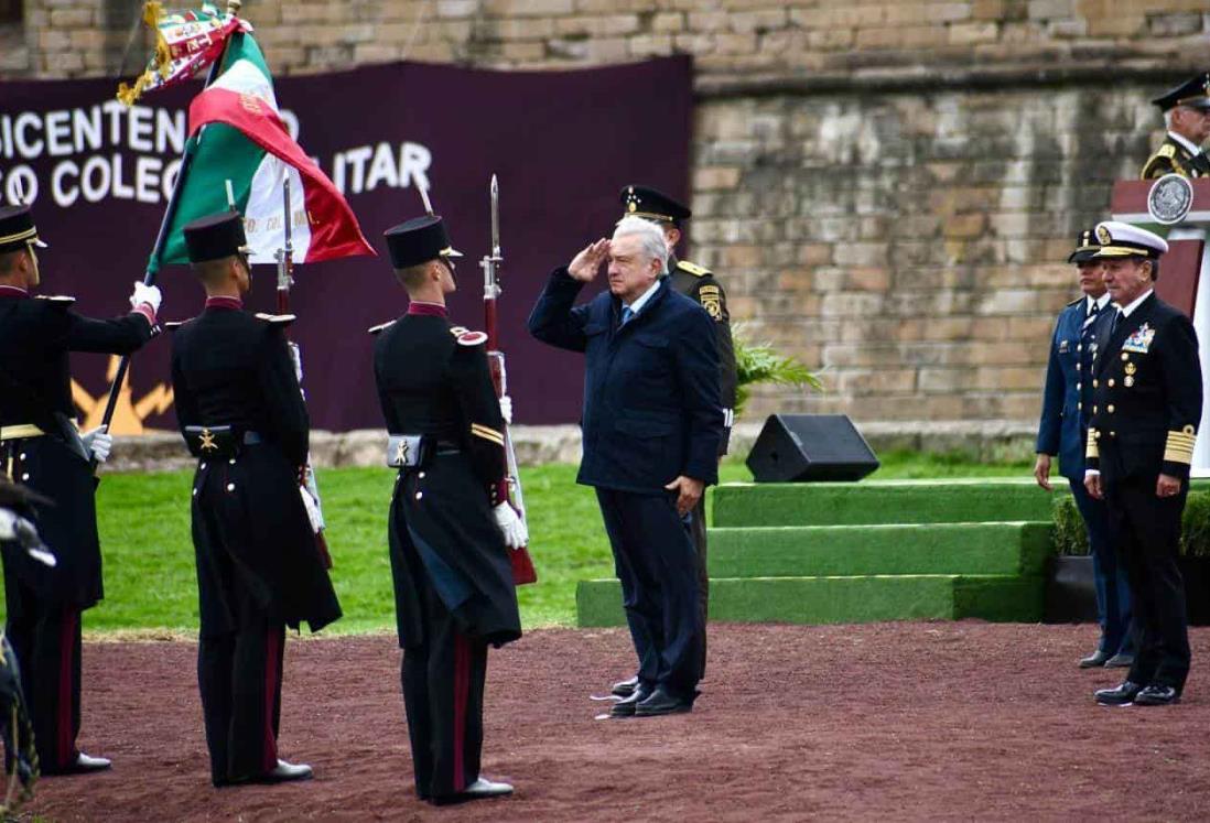 Amlo Conmemora Los 200 Años Del Heroico Colegio Militar En Perote Veracruz 0816