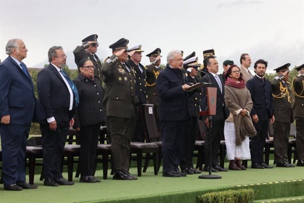 AMLO rinde homenaje al Heroico Colegio Militar en Perote, Veracruz (+Video)