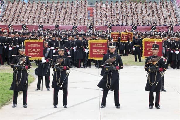 AMLO rinde homenaje al Heroico Colegio Militar en Perote, Veracruz (+Video)