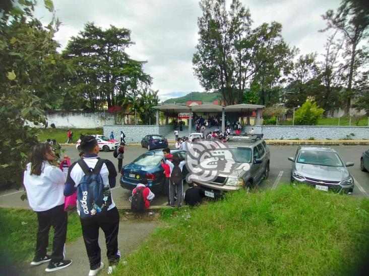 Suspenden clases en la ESBO de Orizaba por embate de Surada (+Video)