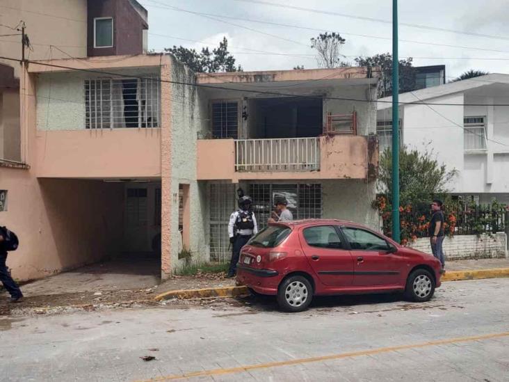 Explota lata de gas butano en fraccionamiento Ensueño, en Xalapa