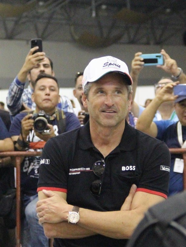 Patrick Dempsey causa euforia en exhibición de autos de la Carrera Panamericana 2023 en el WTC