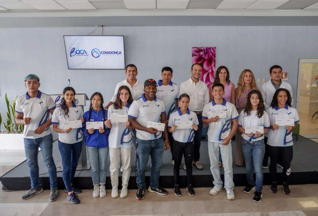 Impulsan a deportistas destacados de Boca del Río con becas clínicas
