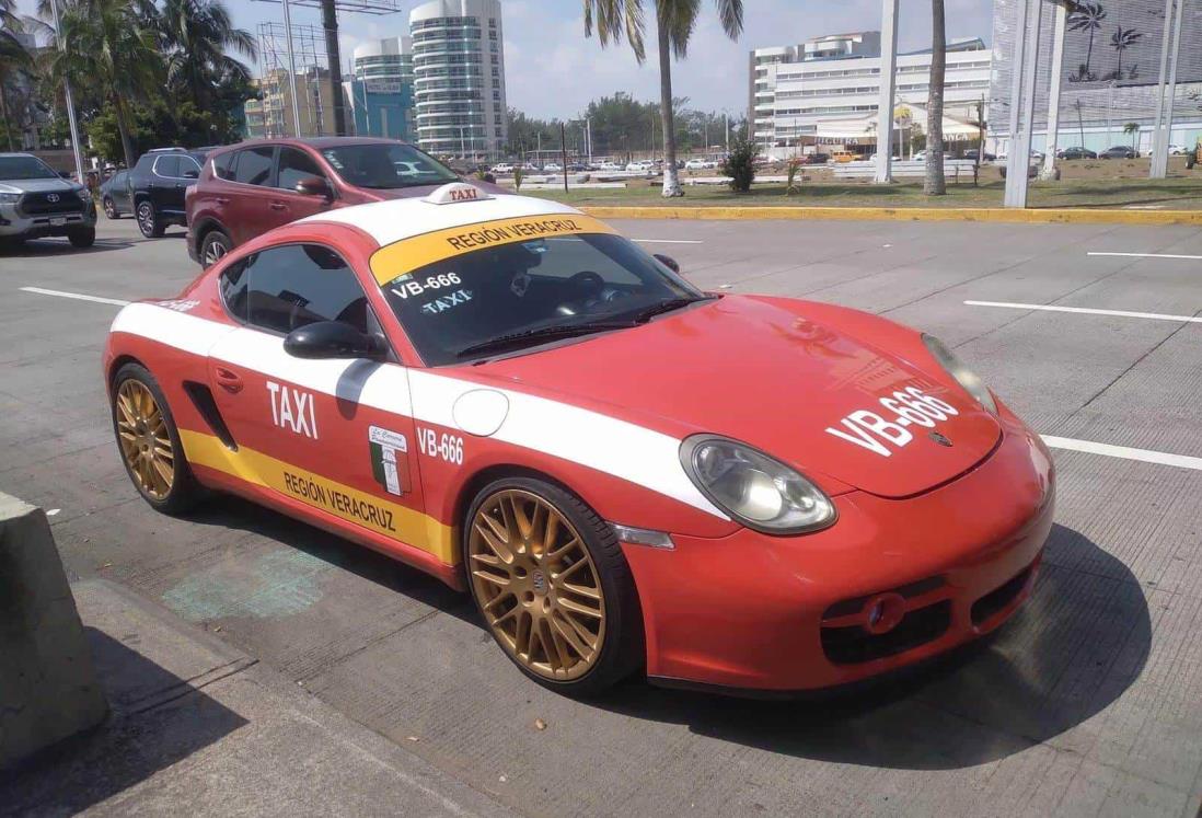 ¿Hay un Porsche taxi en Veracruz?; esto sabemos