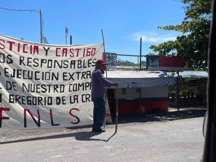 FNLS realiza bloqueo en zona huasteca de Veracruz