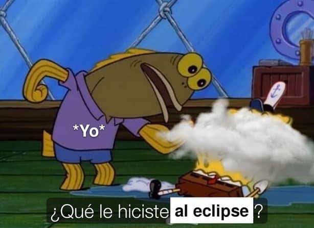 Eclipse solar: con memes, reaccionan veracruzanos a fallido espectáculo celeste