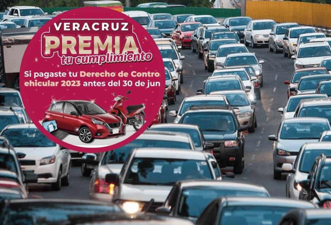 ¿Pagaste tu derecho vehicular? Aún puedes participar para ganar un auto en Veracruz