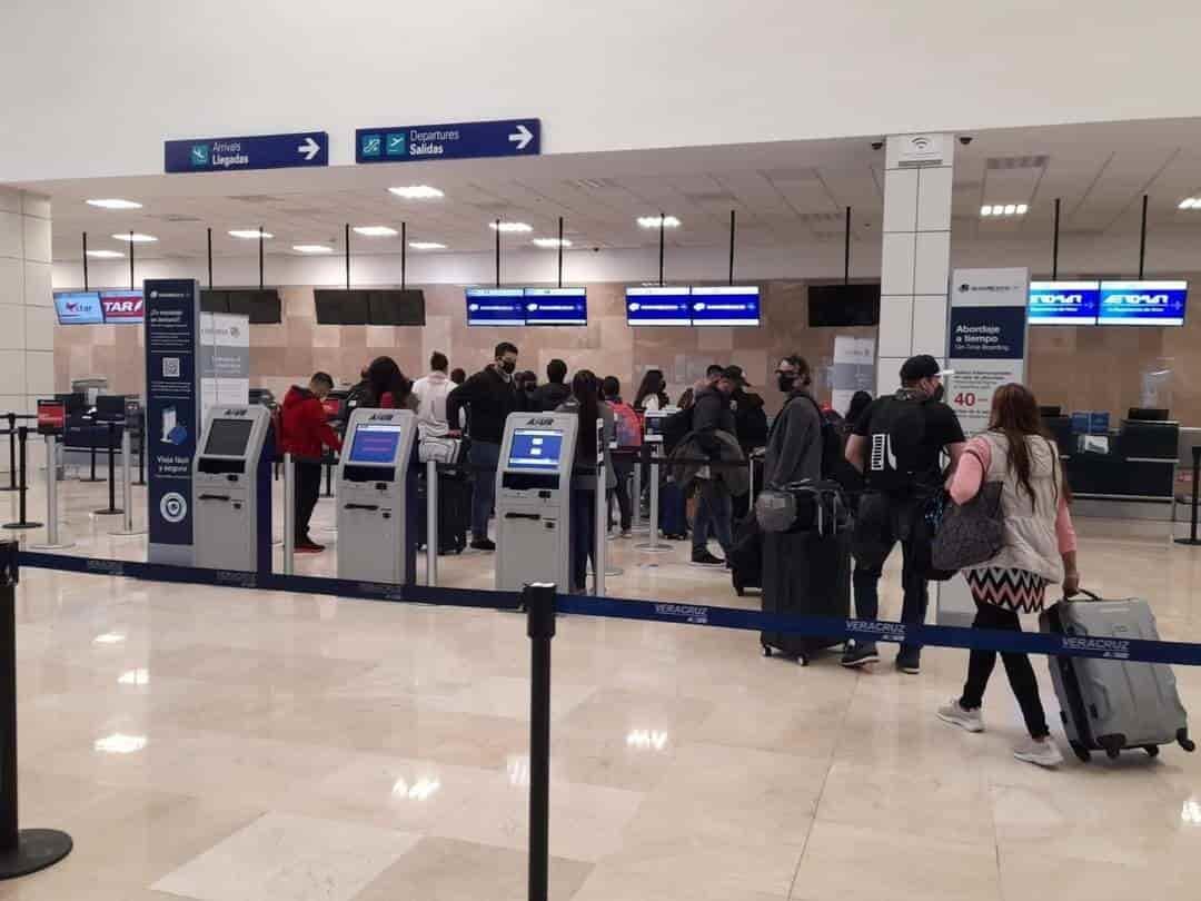Aeropuerto de Veracruz cerrará 2023 con movilización histórica de pasajeros