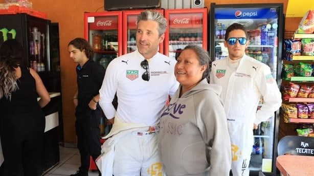 Patrick Dempsey sorprende a encargada de tienda en Veracruz ¡Le cayó de sorpresa! 