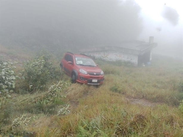 Densa neblina ocasiona choque en Chiconquiaco