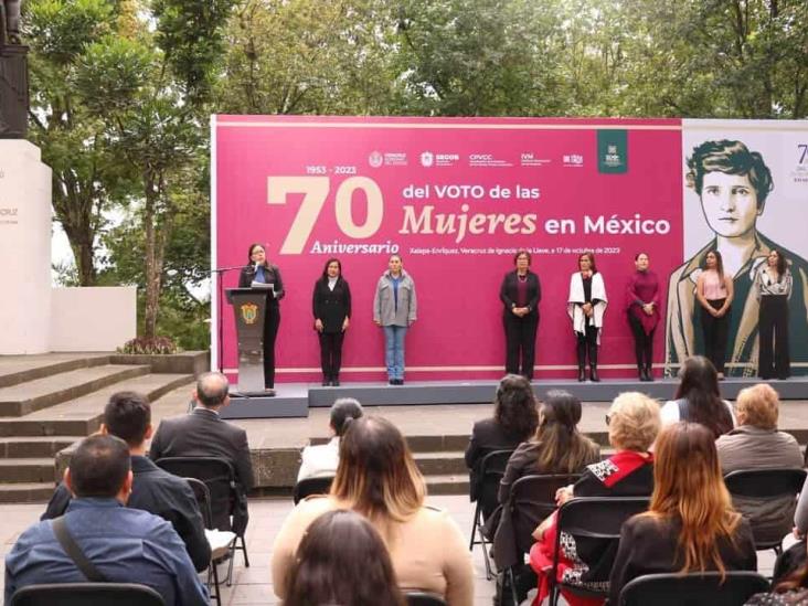 Conmemora IVM 70 años del derecho al voto de las mujeres