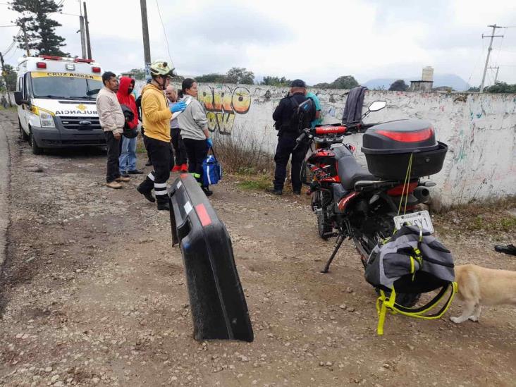 Auto fantasma arrolla a motociclista en Fortín