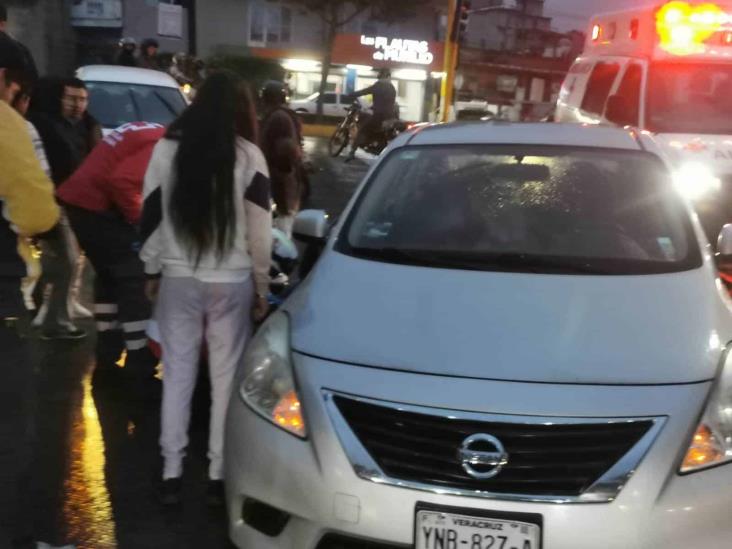 Arrollan a mujer mayor en transitada avenida de Xalapa