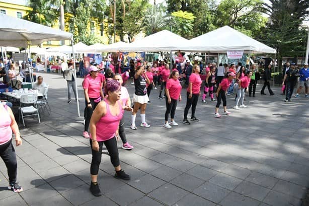 Con Feria de la Salud, Xalapa se suma a lucha contra el cáncer de mama