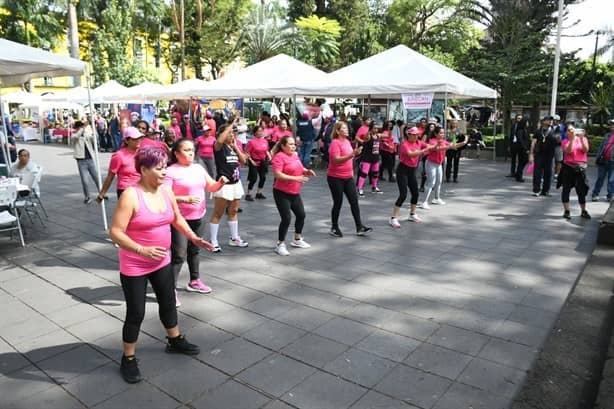 Con Feria de la Salud, Xalapa se suma a lucha contra el cáncer de mama