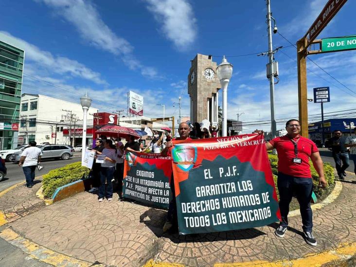 Trabajadores del Poder Judicial Federal también paran labores en Poza Rica