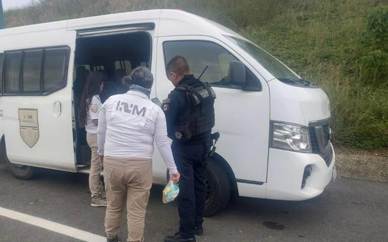 INM detiene a presunto “pollero” y rescata a 85 migrantes en Veracruz
