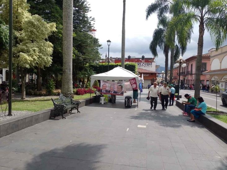 En Orizaba, simpatizantes promueven a Sergio Gutiérrez Luna