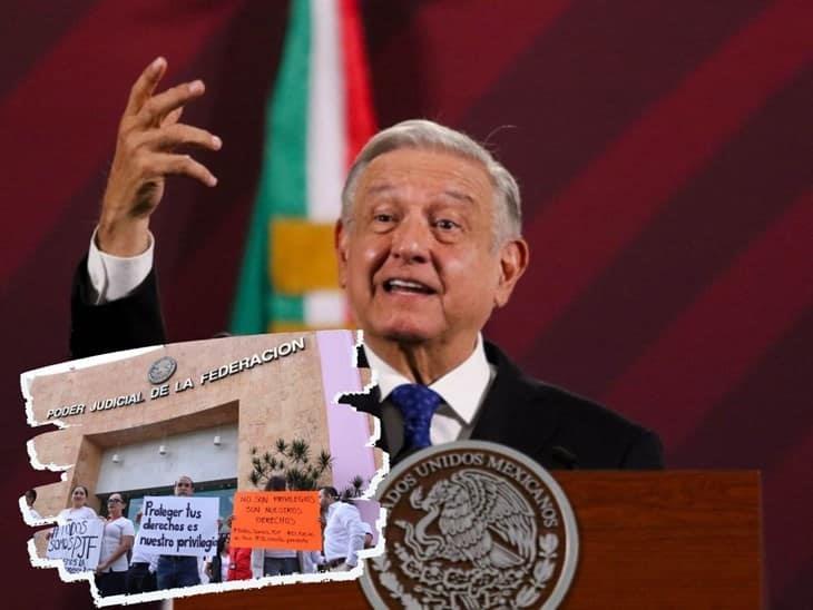 AMLO caifica marchas sobre Poder Judicial “manifestación del bloque conservador