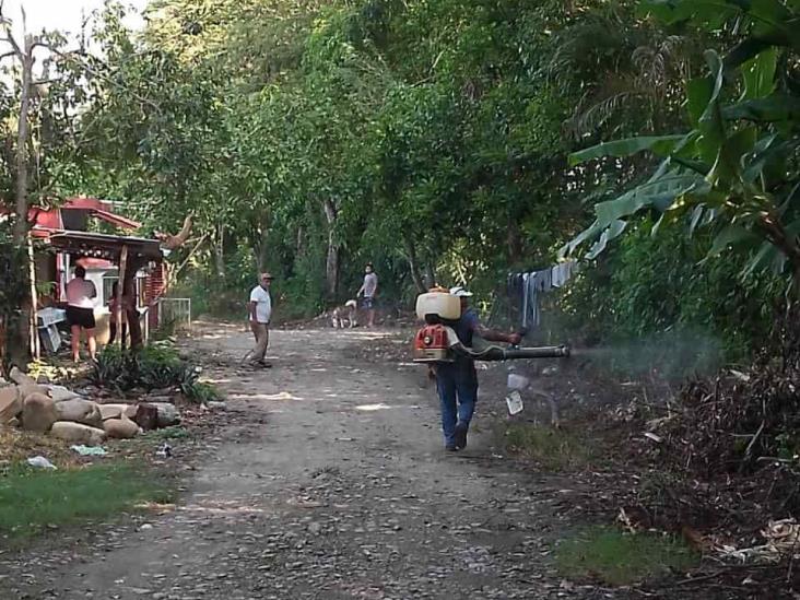 En comunidad de Misantla se unen para combatir el dengue