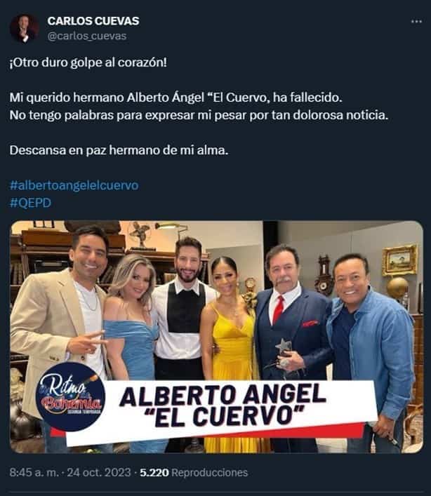 ¿De qué murió Alberto Ángel ‘El Cuervo’? Famoso cantante veracruzano