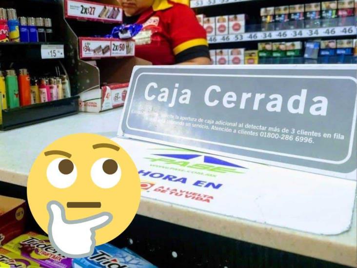 ¿Por qué Oxxo solo tiene abierta una caja? Gerente lo revela