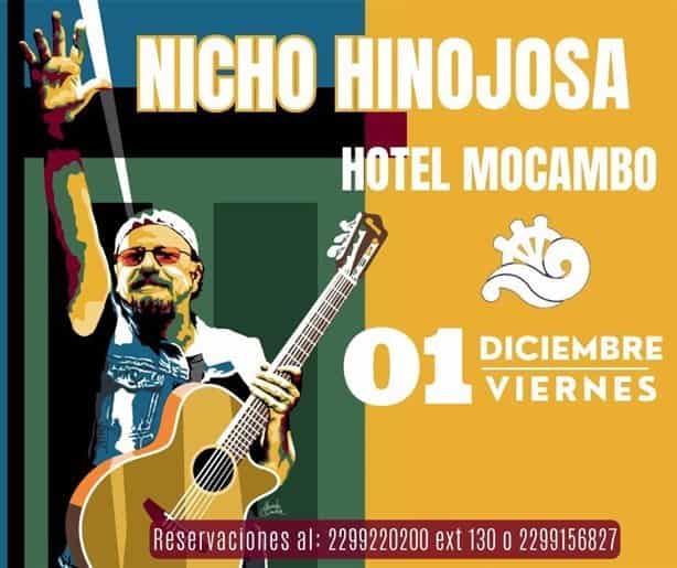 Nicho Hinojosa en Veracruz; cuándo y dónde verlo