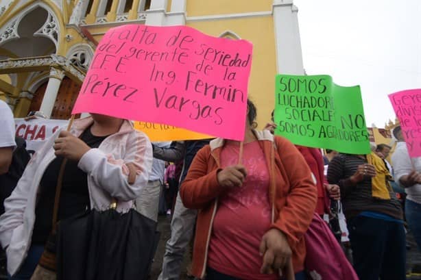 Protestan en Xalapa a un año de la desaparición de ‘El Potro’