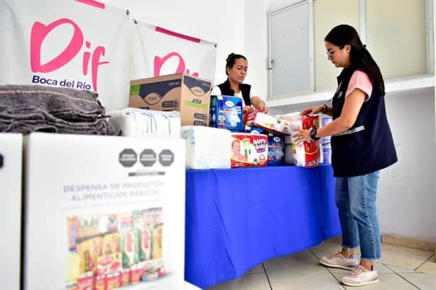 DIF de Boca del Río abre centro de acopio para ayudar a afectados del huracán Otis