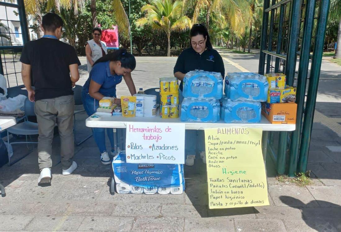 UV Veracruz instala centro de acopio para damnificados de Acapulco; esto puedes donar