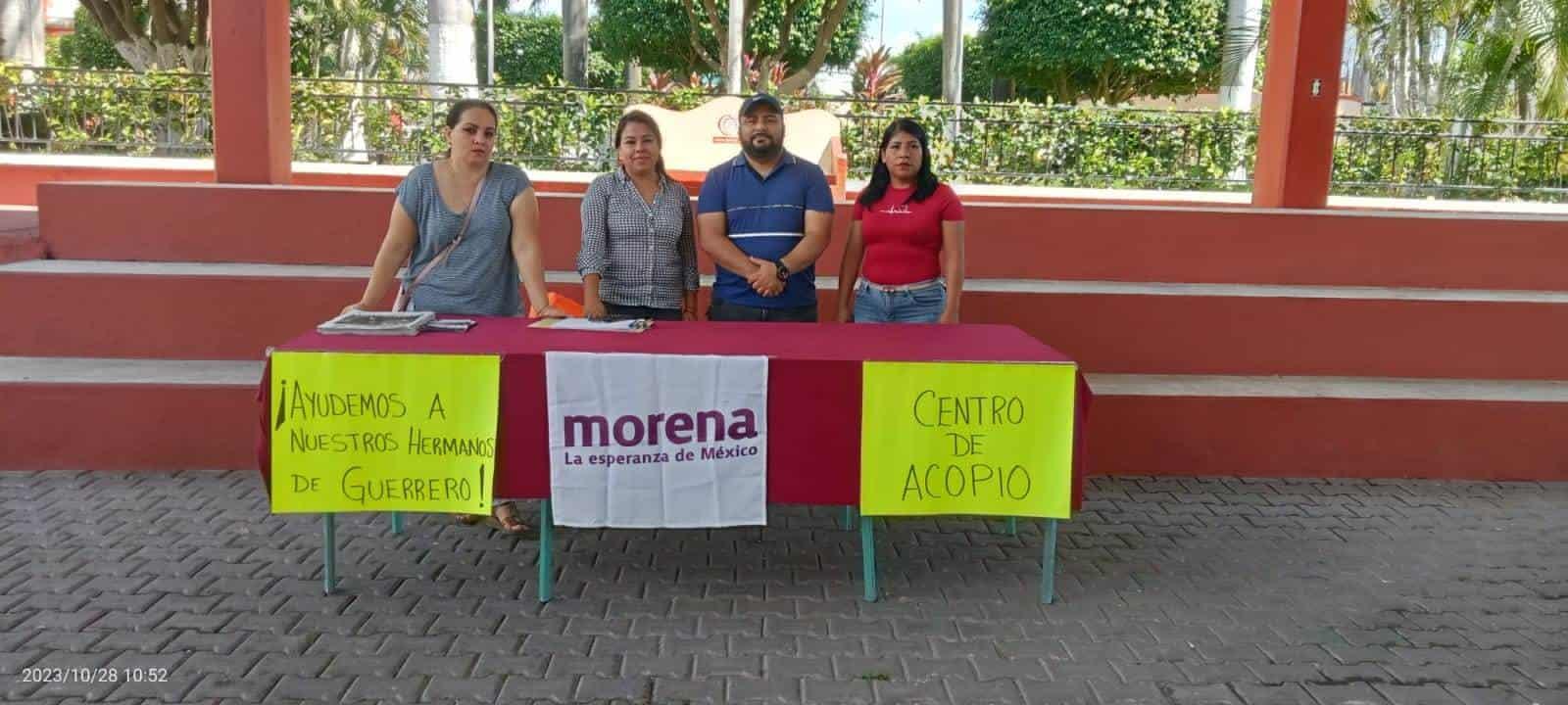 Instalan centro de acopio para damnificados en Acapulco en Paso de Ovejas, Veracruz