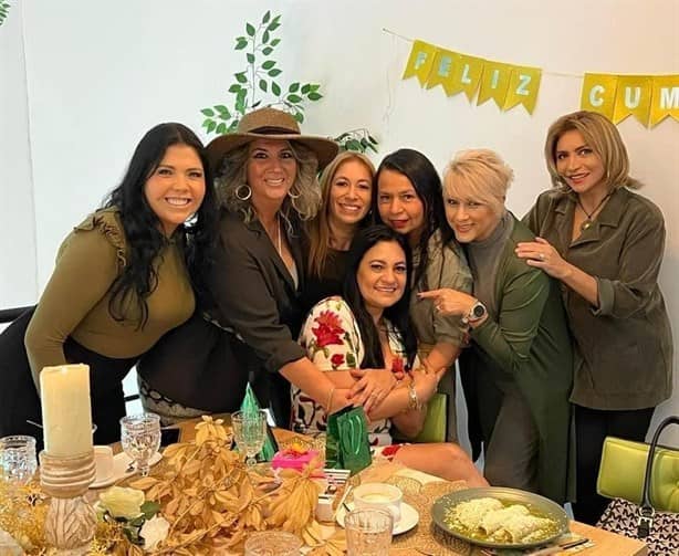 Rocío Gutiérrez es celebrada por su cumpleaños