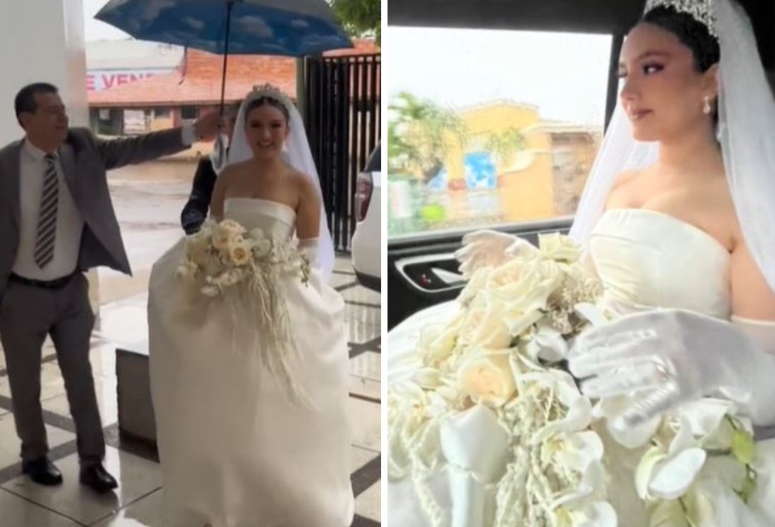 ¿Novia se casó durante el huracán Otis? Se revela la verdad y cómo sucedió | VIDEO