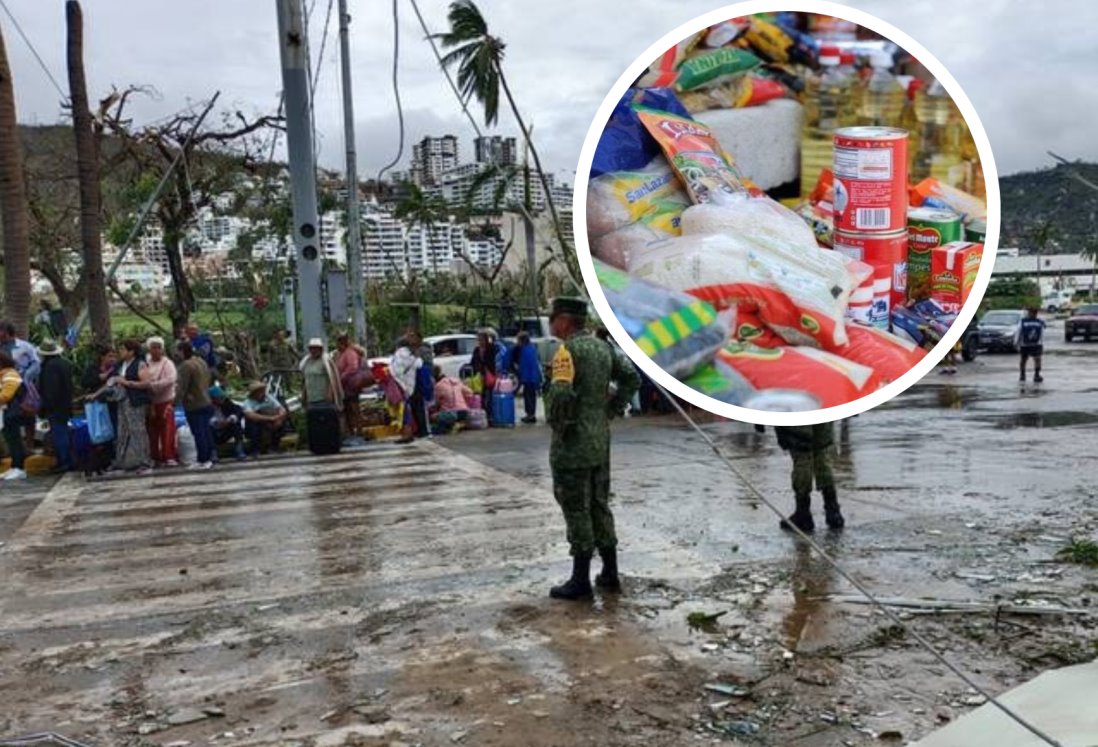 DIF Veracruz entrega 2 toneladas de víveres para damnificados en Acapulco por huracán Otis