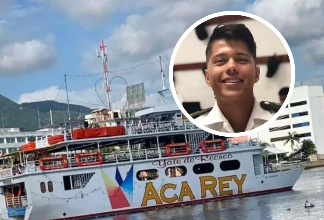 Él es Andrés Soberano, alumno de la Escuela Náutica de Veracruz que murió en Guerrero por Otis