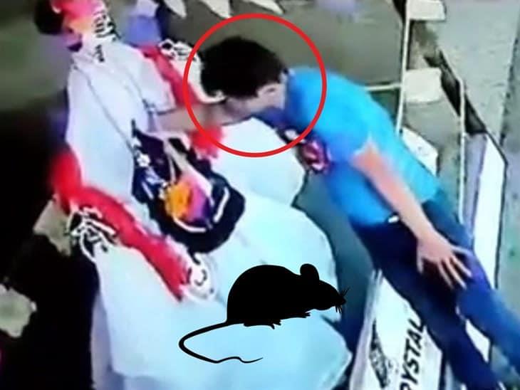 Denuncian a roba catrinas en Xalapa: todo quedó en video (+Video) 