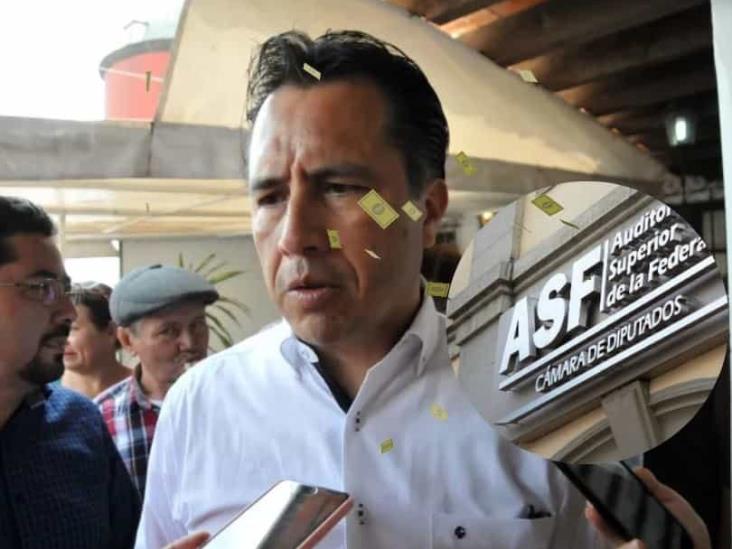 ASF le detecta 150 mdp de irregularidades a Gobierno de Veracruz con Cuitláhuac