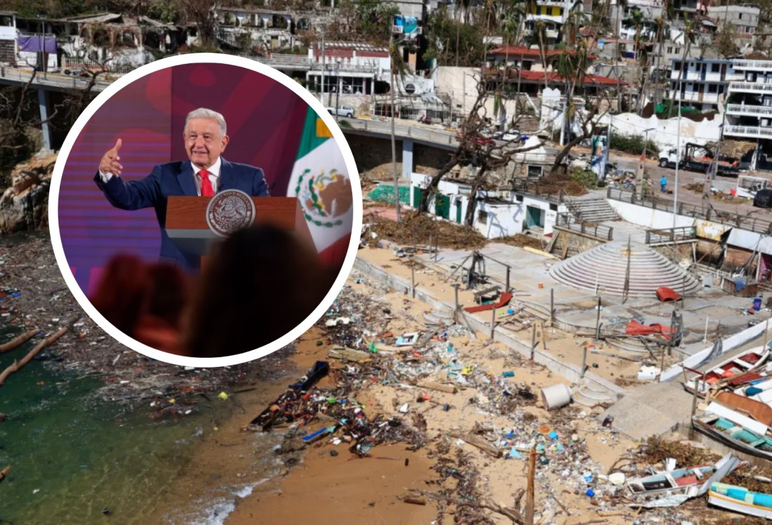 AMLO presenta Plan General de Reconstrucción y Apoyo a Acapulco por huracán Otis