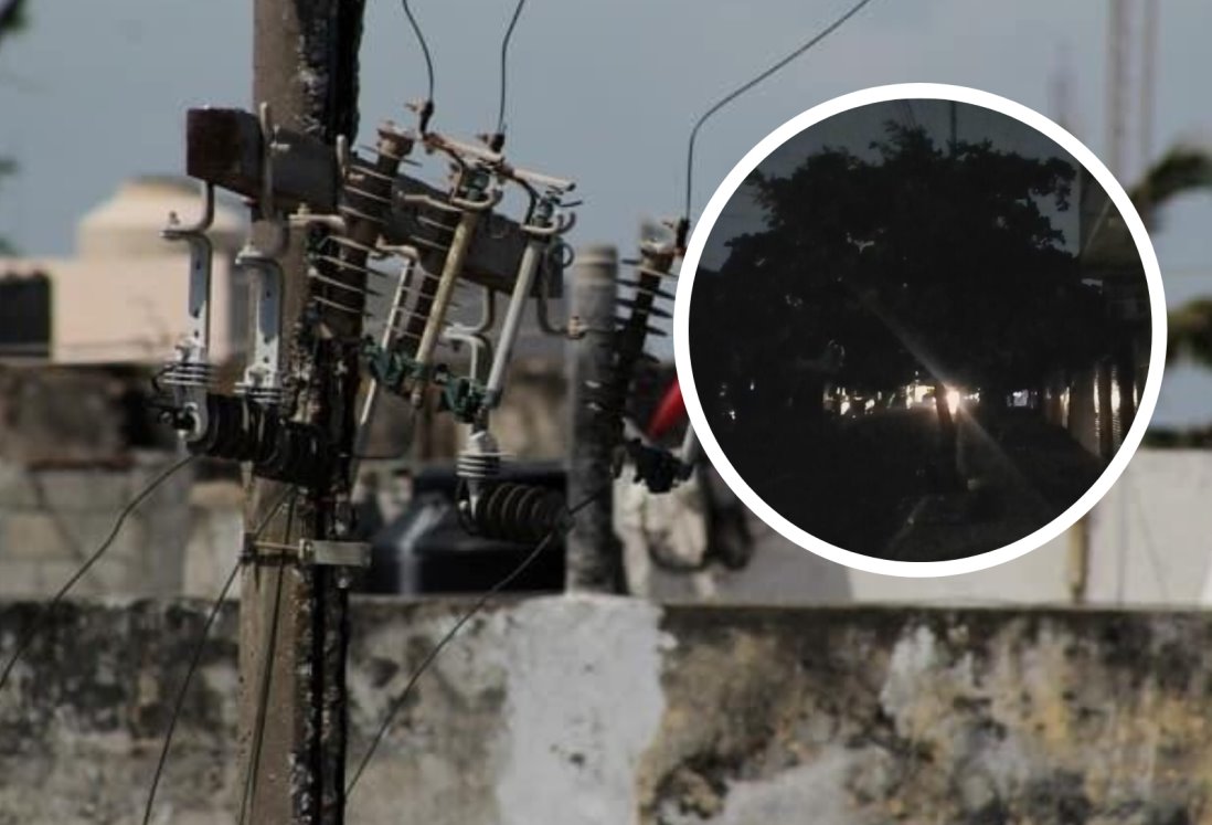 CFE atiende afectaciones de energía eléctrica en colonia de Veracruz por norte