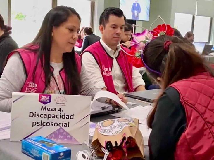 Realiza OPLE Veracruz consulta a personas con discapacidad en Poza Rica