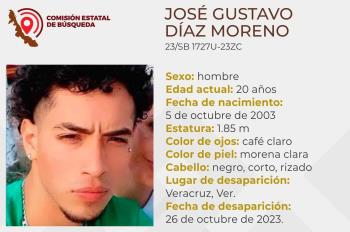 Desaparece joven de 20 años en la ciudad de Veracruz