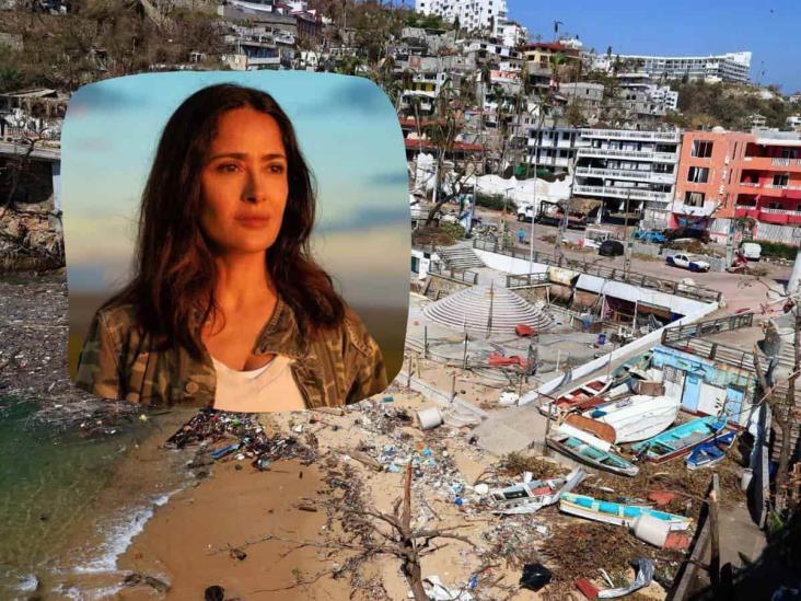 Salma Hayek invita a donar para reconstruir Acapulco; así puedes apoyar