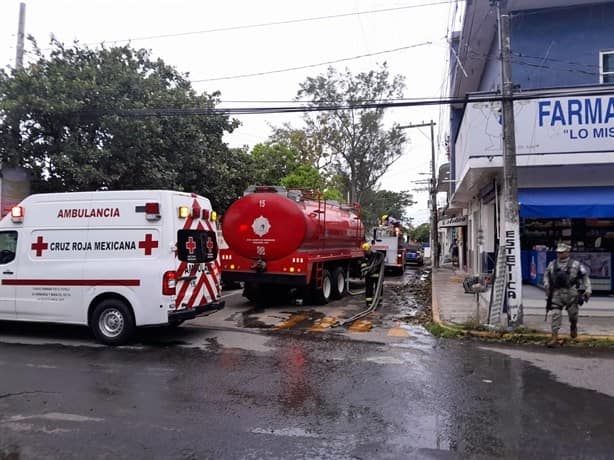 Incendio consume vivienda en Veracruz y acaba con una perrita