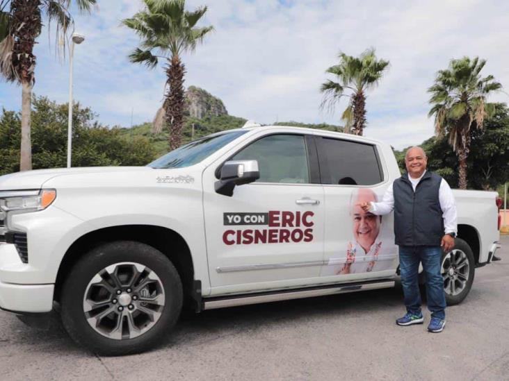 Eric Cisneros recorre Veracruz en camioneta de un millón y medio de pesos; ¿y la austeridad?