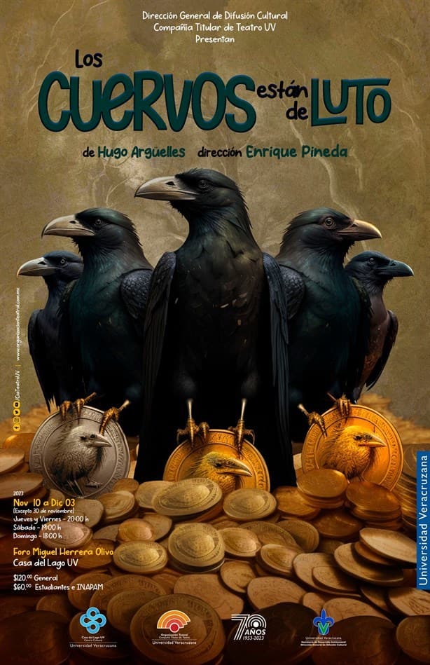 ORTEUV rendirá homenaje al dramaturgo Hugo Argüelles con Los cuervos están de luto
